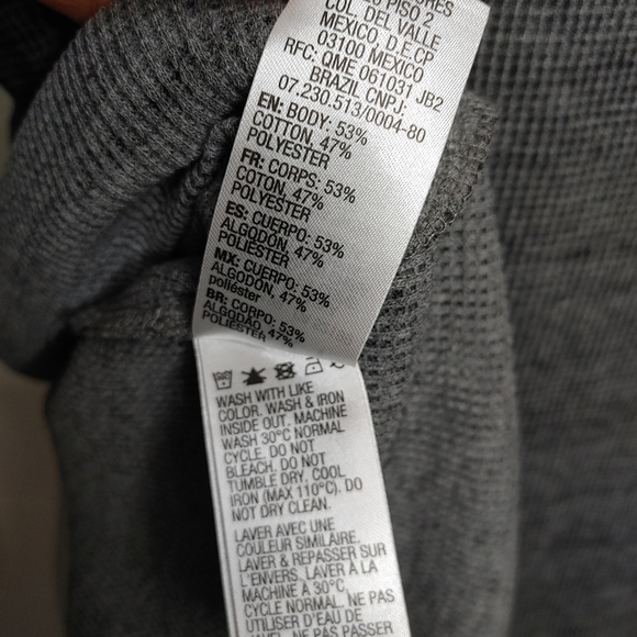 ROXY Waffle Knit Thermal Top Size M - Picture 10 of 13